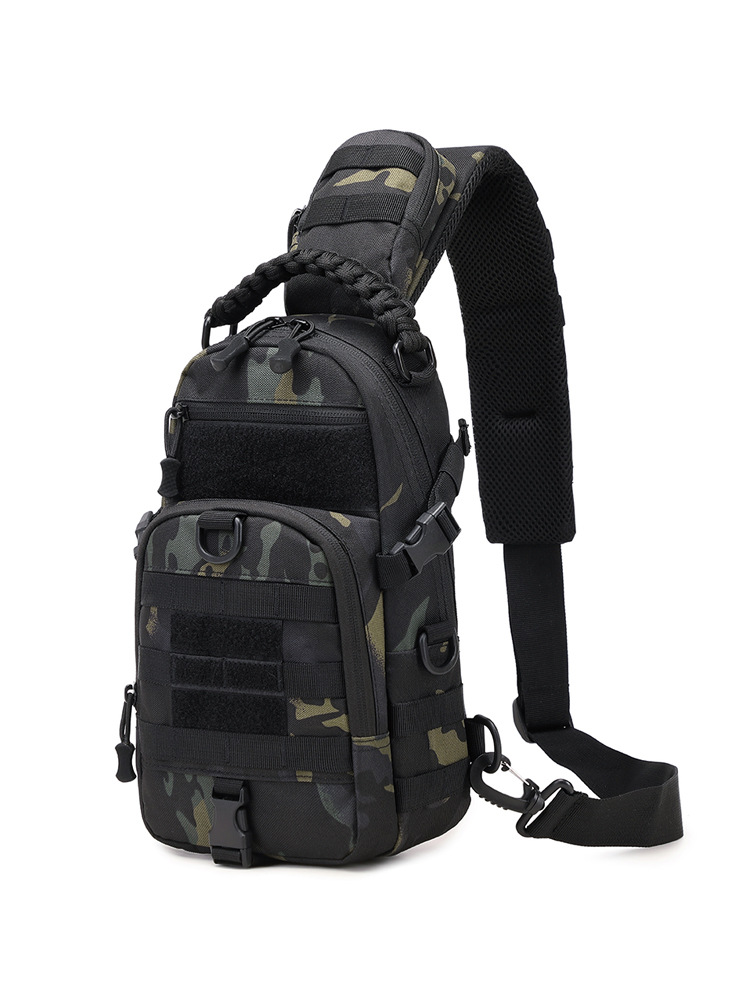 Sling Backpack Shoulder - メンズウエストバッグスポーツショルダーアウトドアファニーパックキャンプハイキング釣り登山バックパック男性旅行スリングチェストバッグ 가방