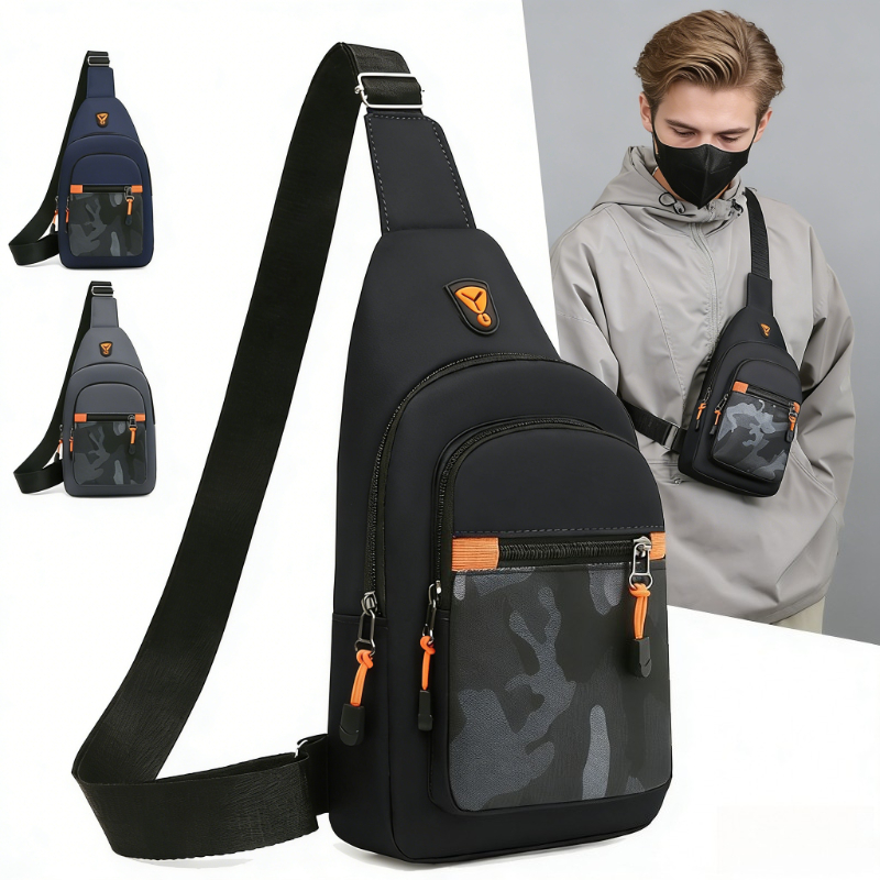 Hydration Pack Outdoor - 防水盗難防止チェストバッグ男性用耐久性のあるオックスフォード生地アウトドアハイキング旅行スリングクロスボディ電話財布ホルダー
