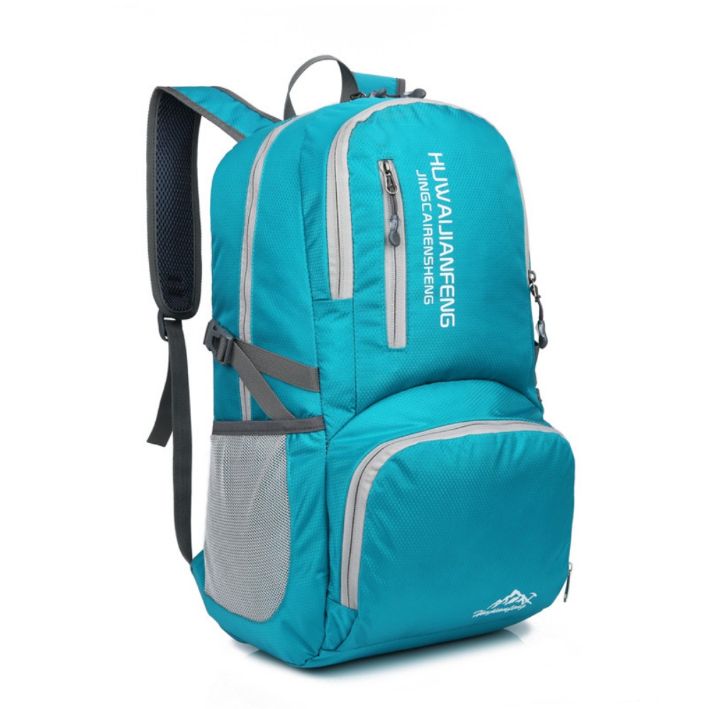 Foldable Backpack Small - 20-35L アウトドアスポーツバッグ折りたたみ式超軽量フィットネス旅行登山バッグ防水ポータブルユニセックスバックパック