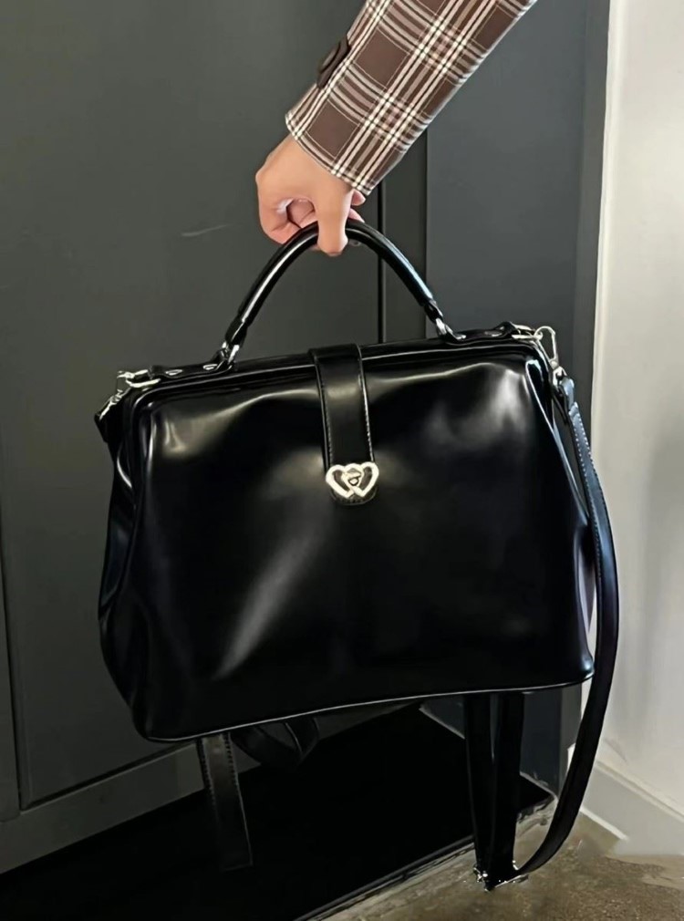 Leather Backpack Vintage - ヴィンテージブラック Y2k Mochila 女性 Pu レザーシックなカジュアルミニバックパック女性原宿ロリータカジュアルスクールバックパックハンドバッグ新