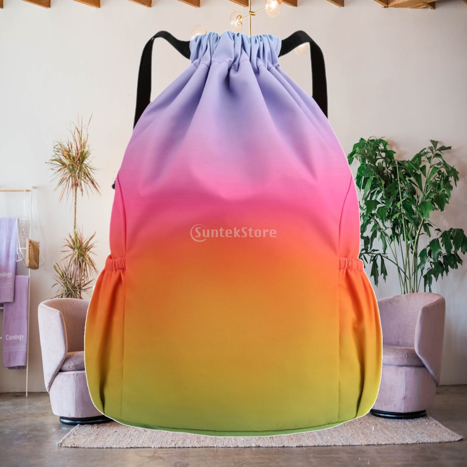 Drawstring Gym Bag - 巾着バックパック男性女性軽量スポーツジムサックパックスポーツジムバッグラグビーボールハイキングバレーボールショッピング用