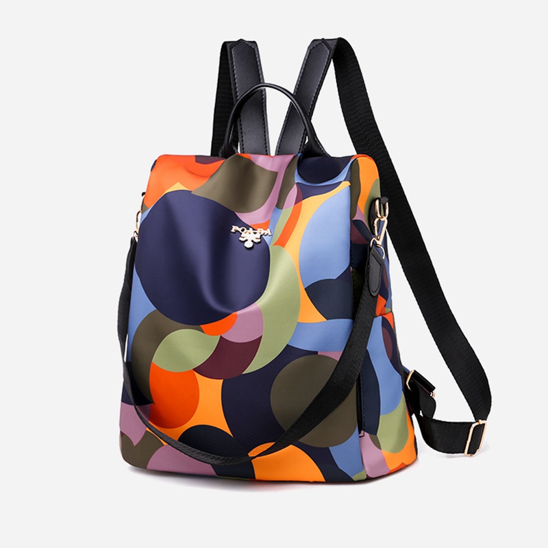 Travel Backpack Anti Theft - 女性用の盗難防止バックパック,ファッショナブルな女性用オックスフォードショルダーバッグ,10代の女の子用のスクールバッグ,旅行用バックパック