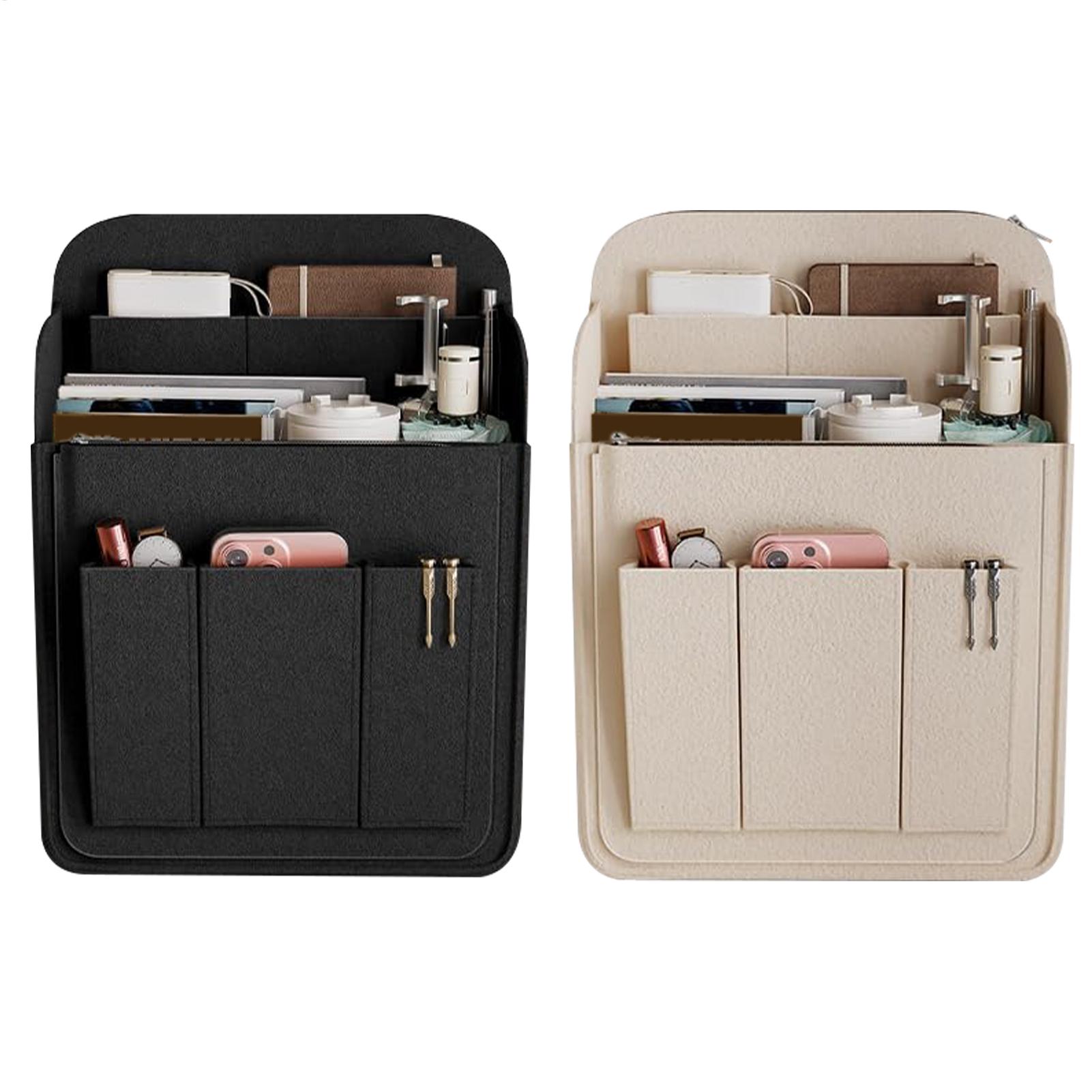 Backpack Insert Organizer - フェルトインナーバッグ仕分けバッグ、分類可能、多機能収納バッグ、ハンドバッグインナーバッグ、マルチポケットバックパック収納バッグ
