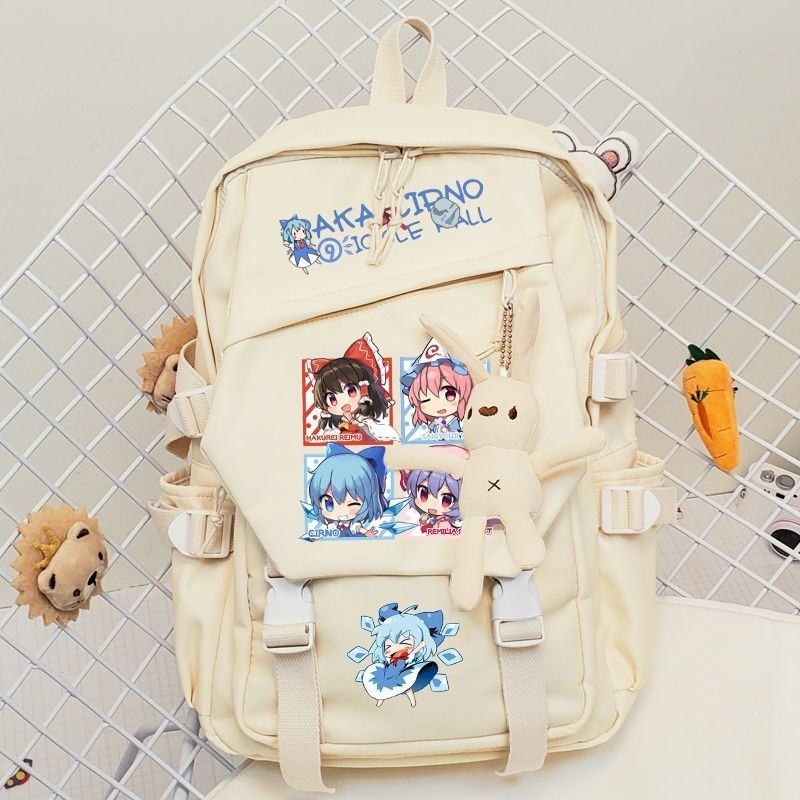 学生のための東方プロジェクト大容量バックパック、ブラックカー - School Backpack Teen のレビューと価格