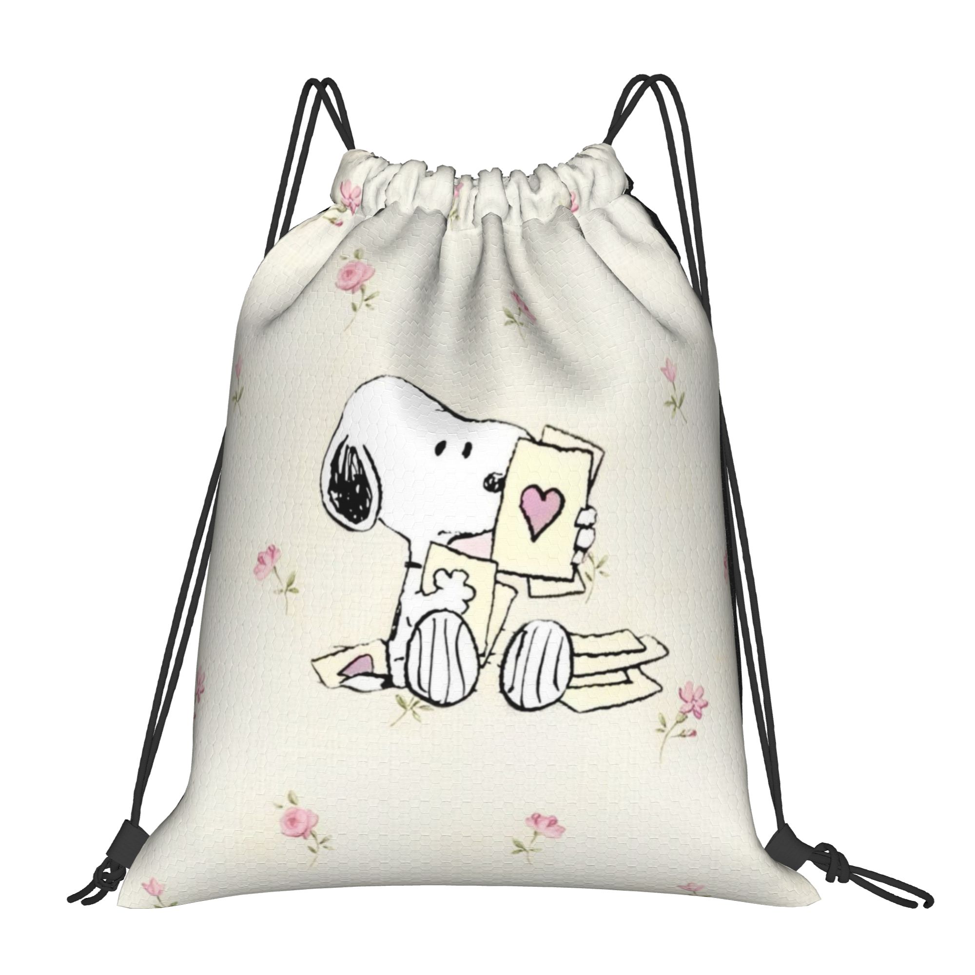 S-Snoopys Loving Gesture バックパッ - Drawstring Gym Bag のレビューと価格