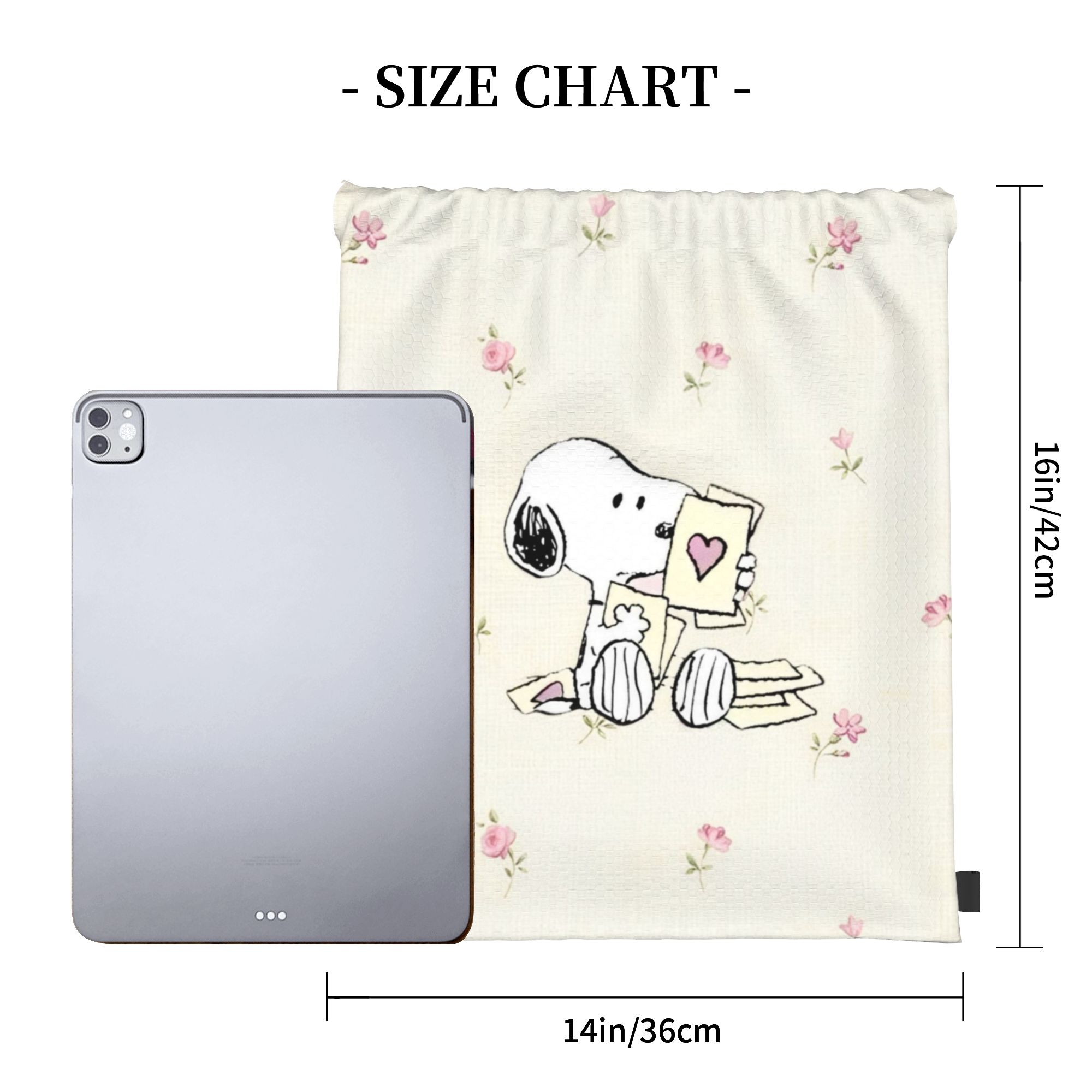 S-Snoopys Loving Gesture バックパッ - Drawstring Gym Bag のレビューと価格