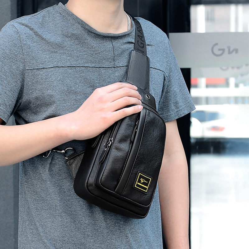 メンズファッション財布PUレザーバックパック小型USB充電チ - Mini Backpack Purse のレビューと価格