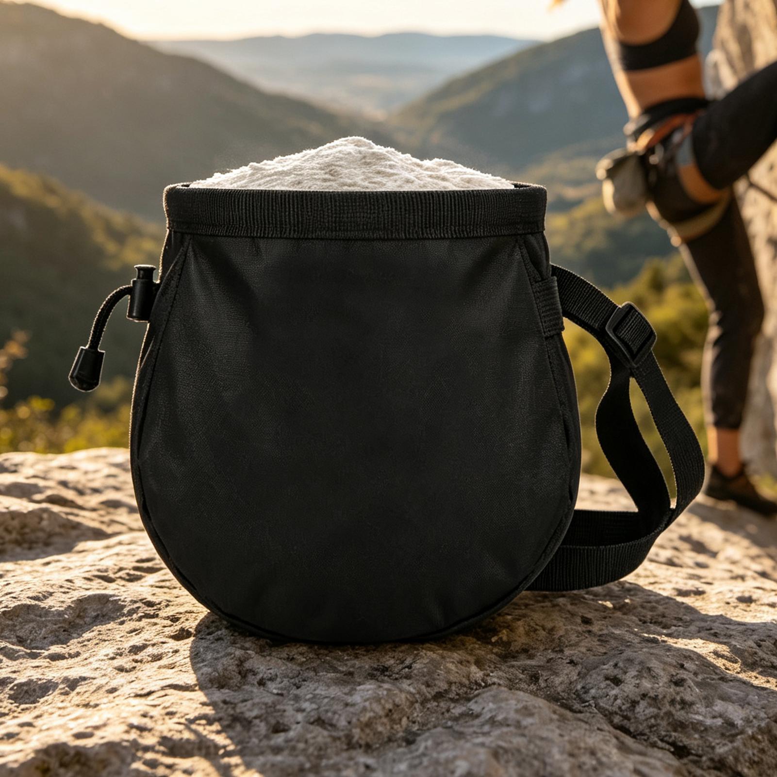ロッククライミングチョークバッグ 防水巾着ポーチ ポケット＆ - Drawstring Gym Bag のレビューと価格