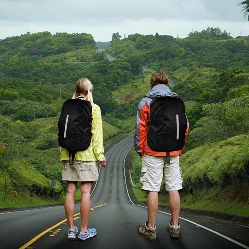 反射防水バックパックレインカバーアウトドアスポーツナイトサイ - Rain Cover Backpack のレビューと価格