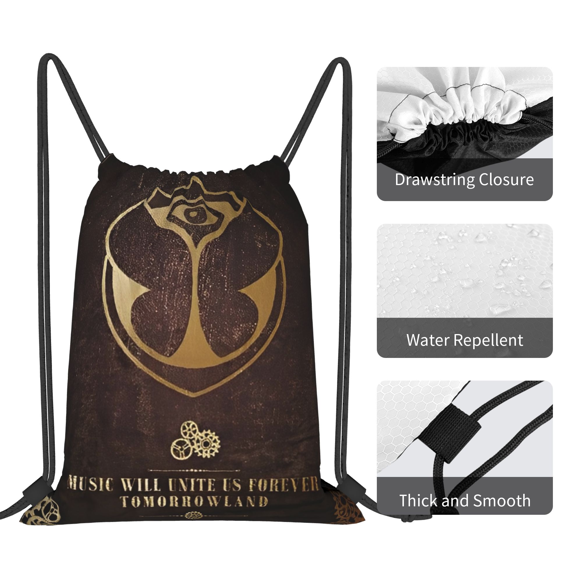 Tomorrowlands 巾着バッグ スポーツバックパック - Drawstring Gym Bag のレビューと価格