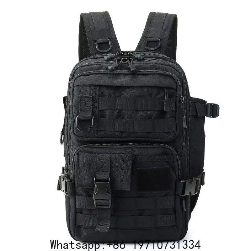 1000D防水バックパックタックル収納バッグ、ダブルショルダ - Sling Backpack Shoulder のレビューと価格