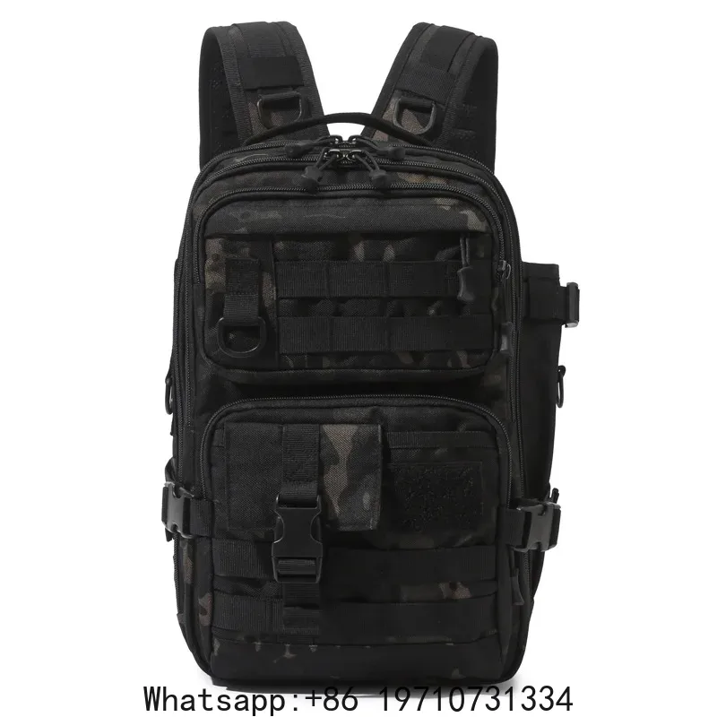 1000D防水バックパックタックル収納バッグ、ダブルショルダ - Sling Backpack Shoulder のレビューと価格