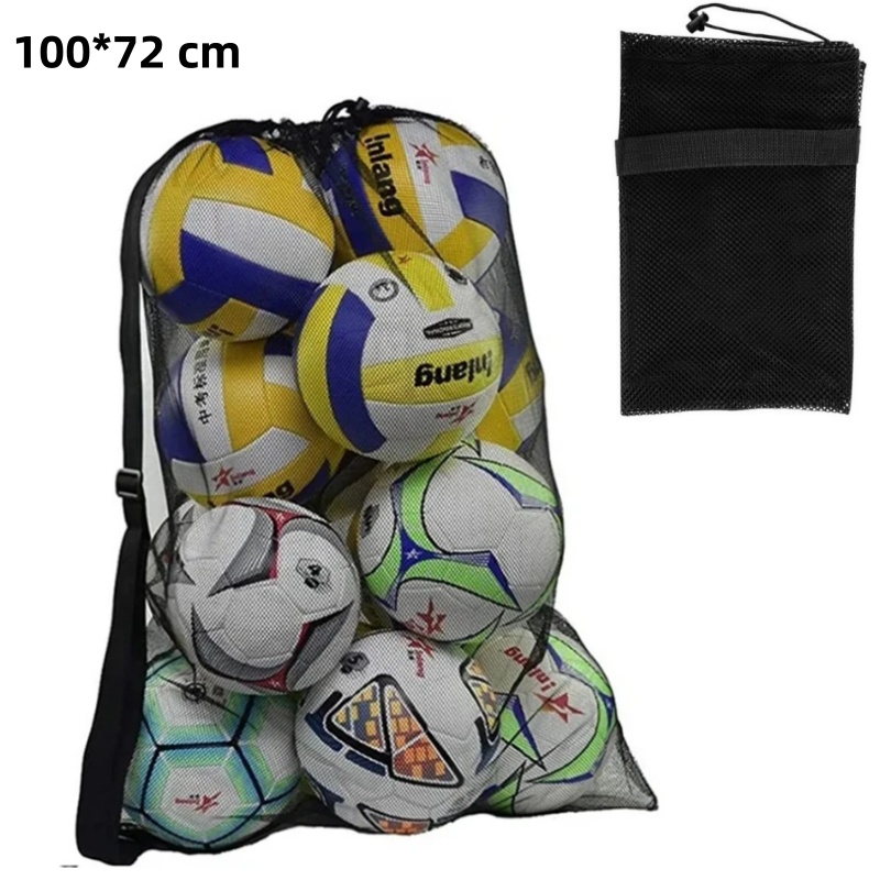 大容量ポータブルチームトレーニングスポーツバッグ巾着メッシュ - Drawstring Gym Bag のレビューと価格
