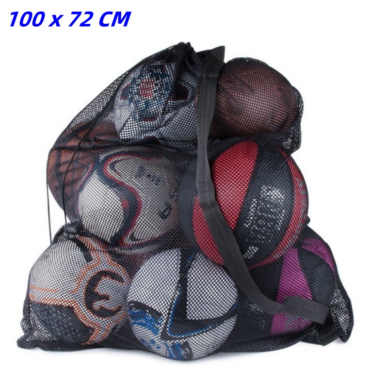 大容量ポータブルチームトレーニングスポーツバッグ巾着メッシュ - Drawstring Gym Bag のレビューと価格