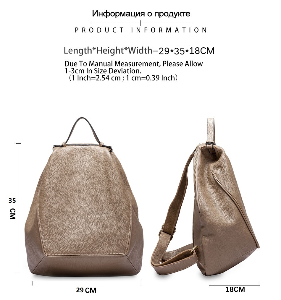 Zency 女性 100% 本革盗難防止バックパック大容量バ - Travel Backpack Anti Theft のレビューと価格