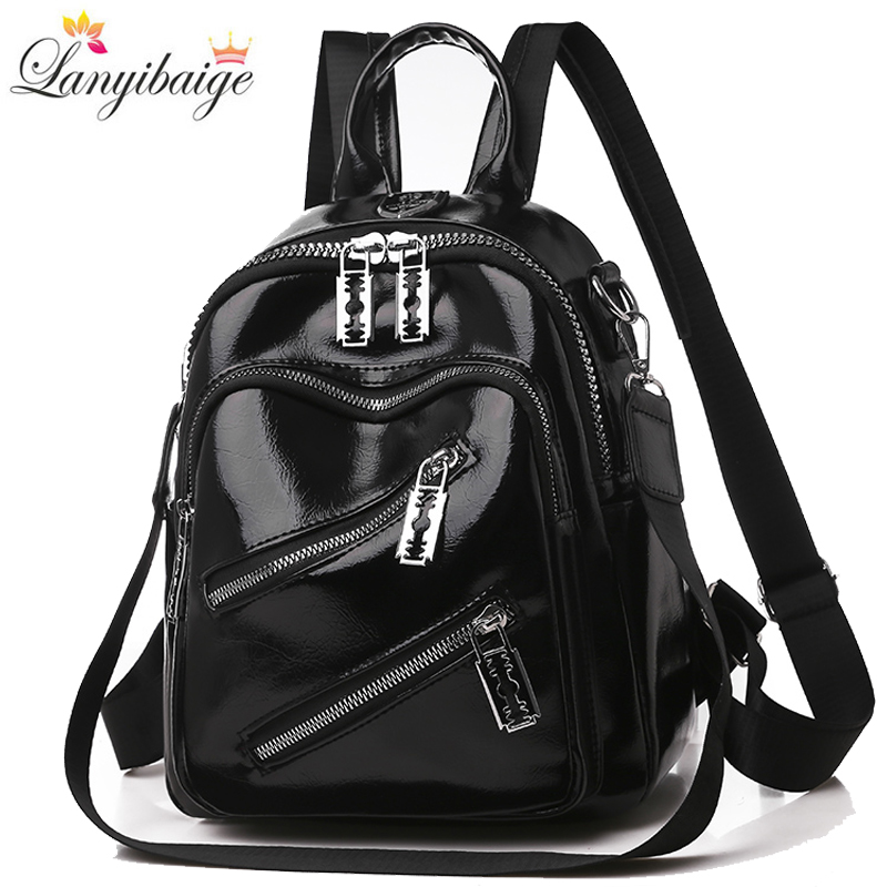 女性のためのイミテーションレザーのバックパック,ファッショナ - Mini Backpack Purse のレビューと価格