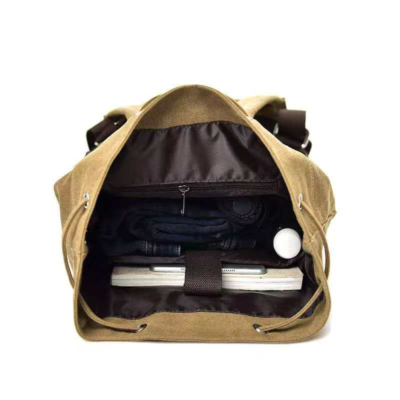 2026 キャンバスバックパック、デュアルショルダーストラッ - Canvas Backpack Casual のレビューと価格