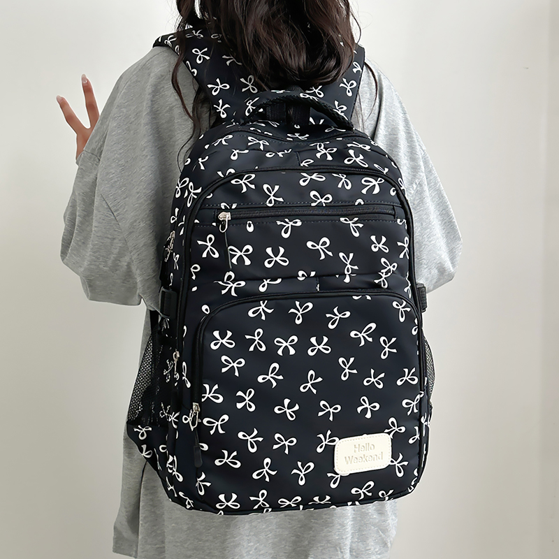 3 個のかわいいリボンプリントバックパック、スリングパックと - Sling Backpack Shoulder のレビューと価格