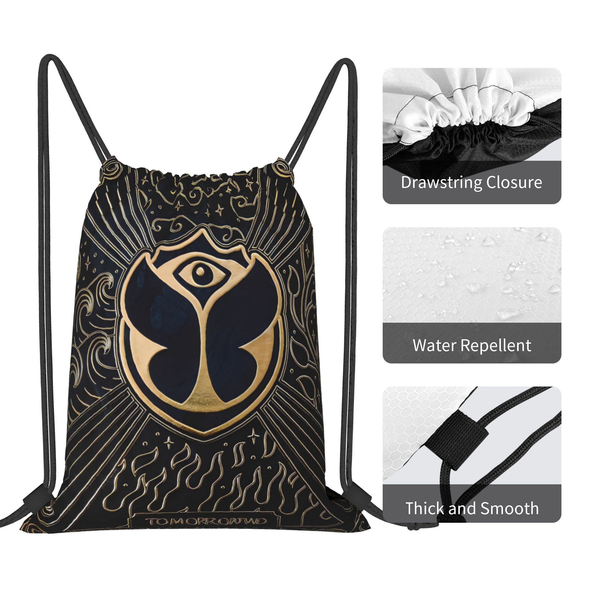 Tomorrowlands 巾着バックパック スポーツジムサ - Drawstring Gym Bag のレビューと価格