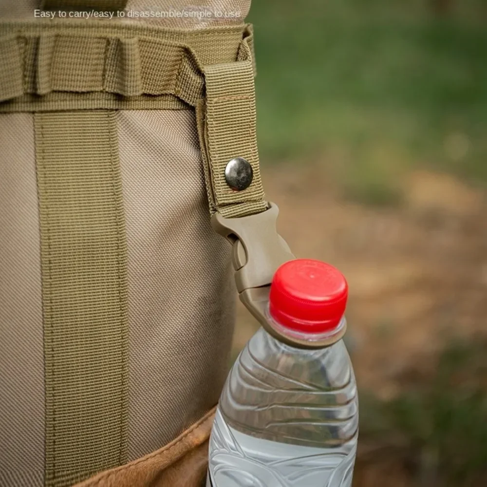 6 個キャンプウェビングバックルフック水ボトルホルダークリッ - Rucksack Military Style のレビューと価格
