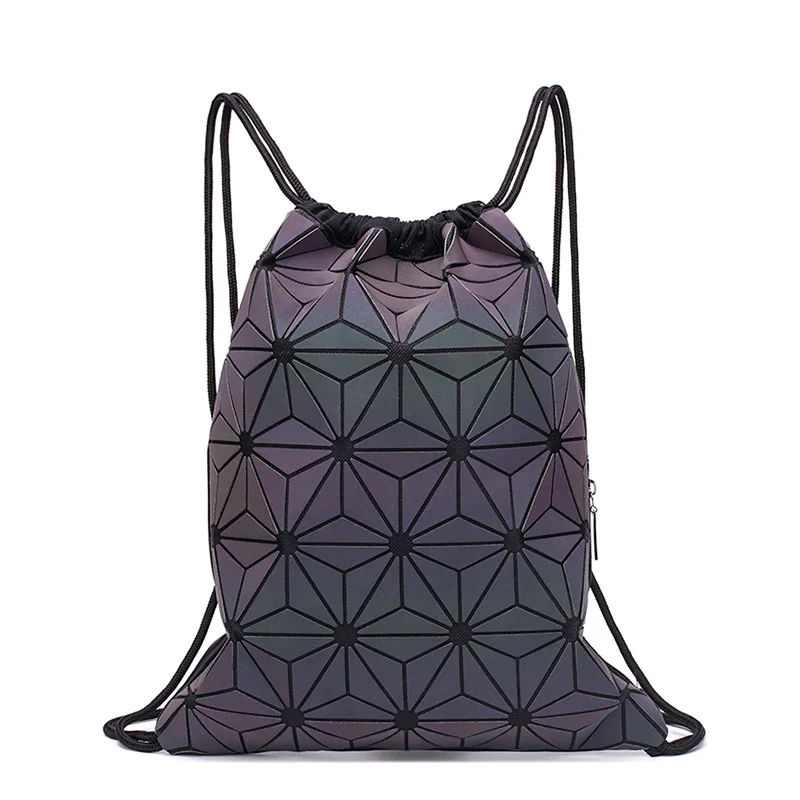 10代の女の子のための巾着バックパック,ホログラフィックバッ - Fashion Backpack Women のレビューと価格