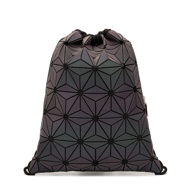 10代の女の子のための巾着バックパック,ホログラフィックバッ - Fashion Backpack Women のレビューと価格