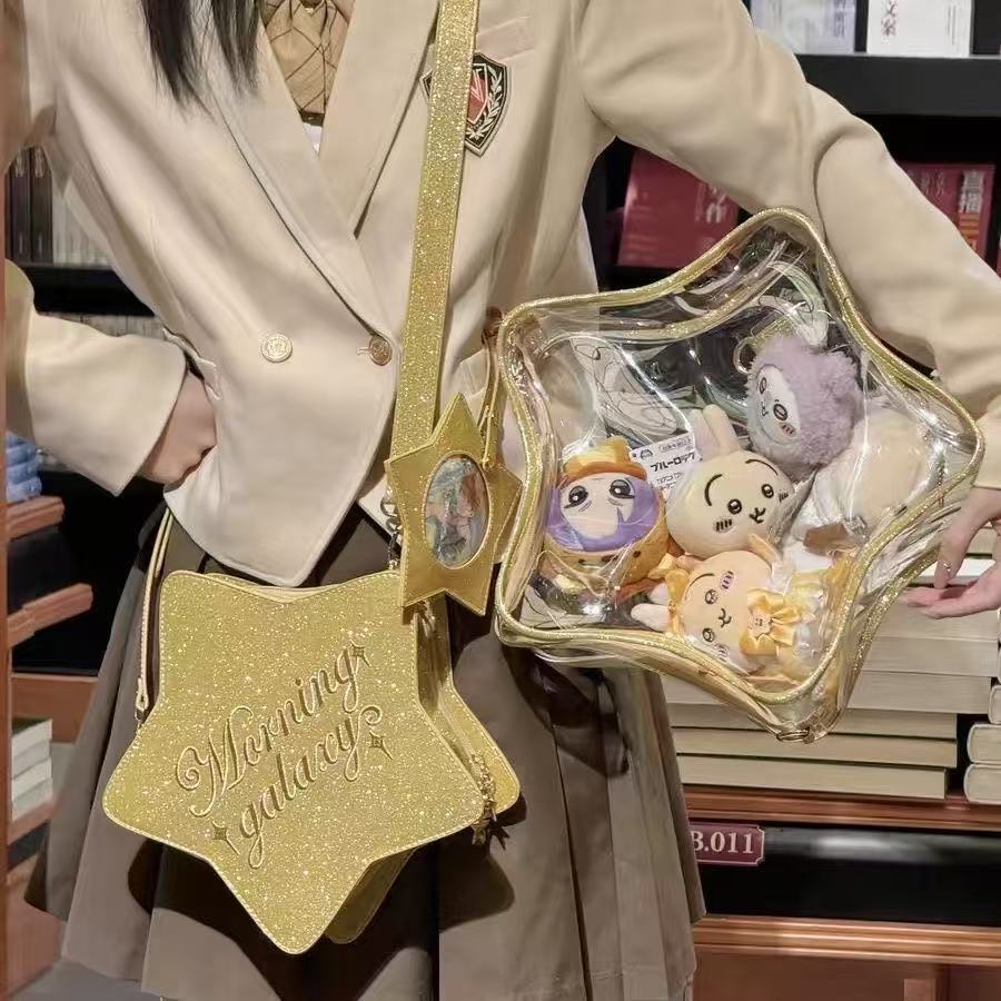 Y2K キュートブリンブリンスターアイタクロスボディバッグ原 - Mini Backpack Purse のレビューと価格