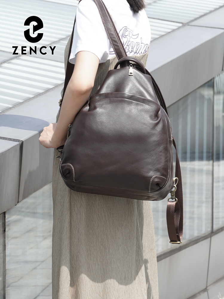 Zency-女性用本革トラベルバックパック,盗難防止バッグ, - Travel Backpack Anti Theft のレビューと価格