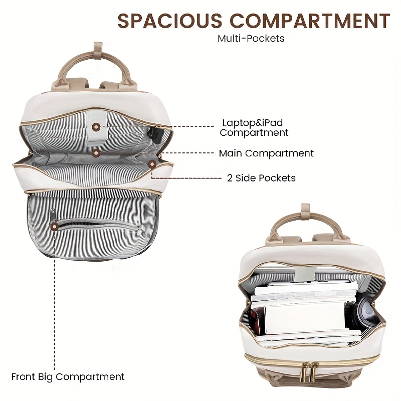 航空会社がデザインした調節可能なショルダーストラップ付き女性 - Canvas Backpack Casual のレビューと価格