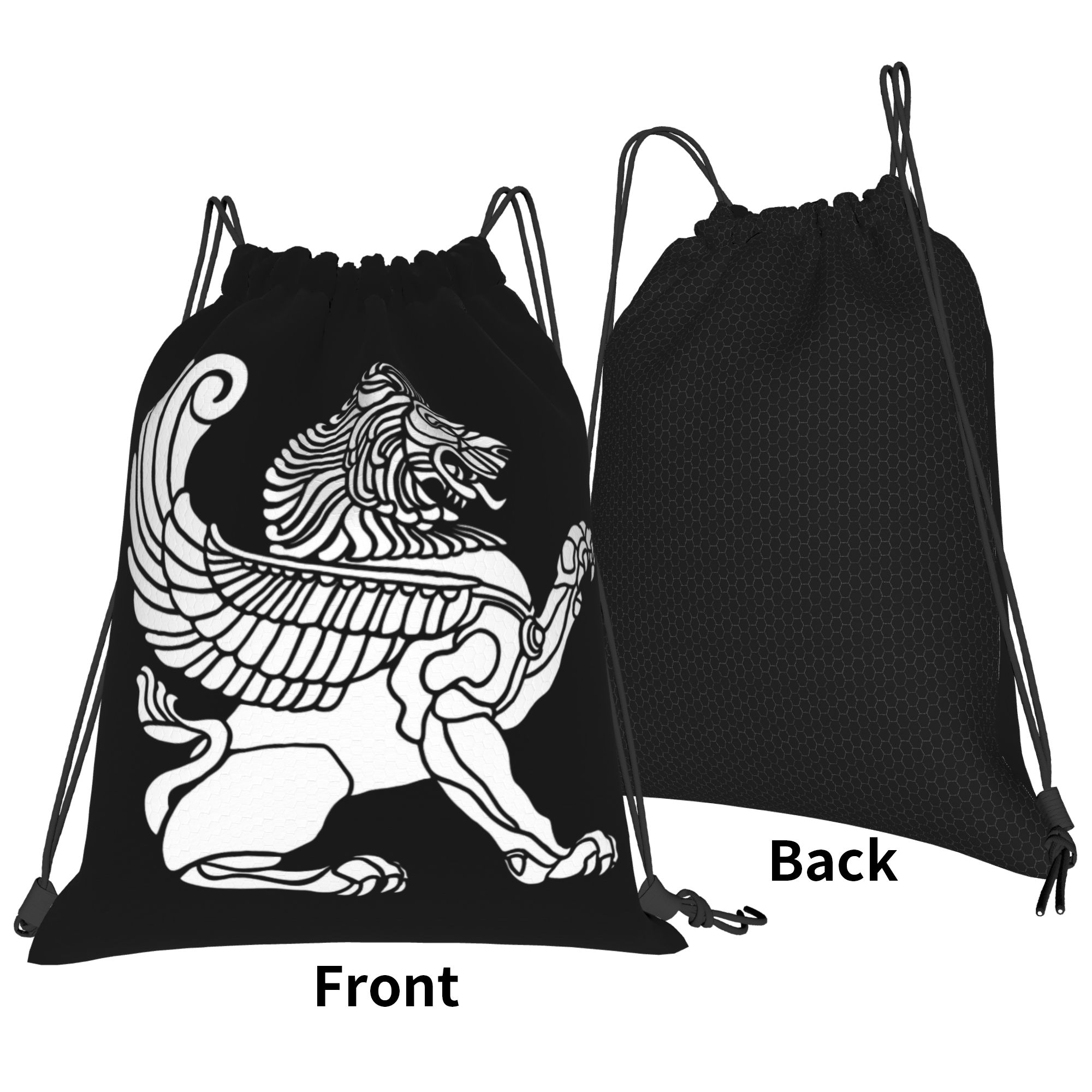 ペルシャライオン イラン イラン ペルシャ シンボリズム 巾 - Drawstring Gym Bag のレビューと価格