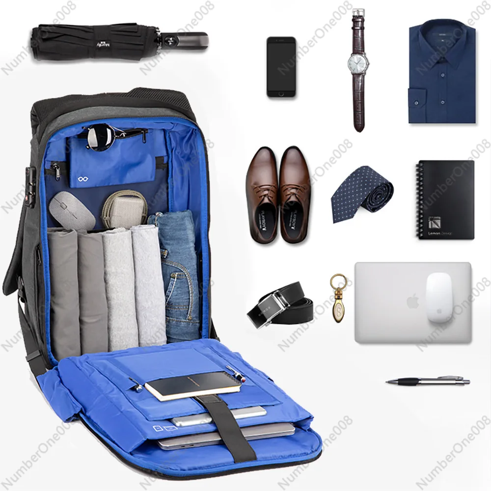 メンズ反射材付きラップトップバックパック、軽量ビジネスデイパ - Laptop Backpack 15.6 のレビューと価格