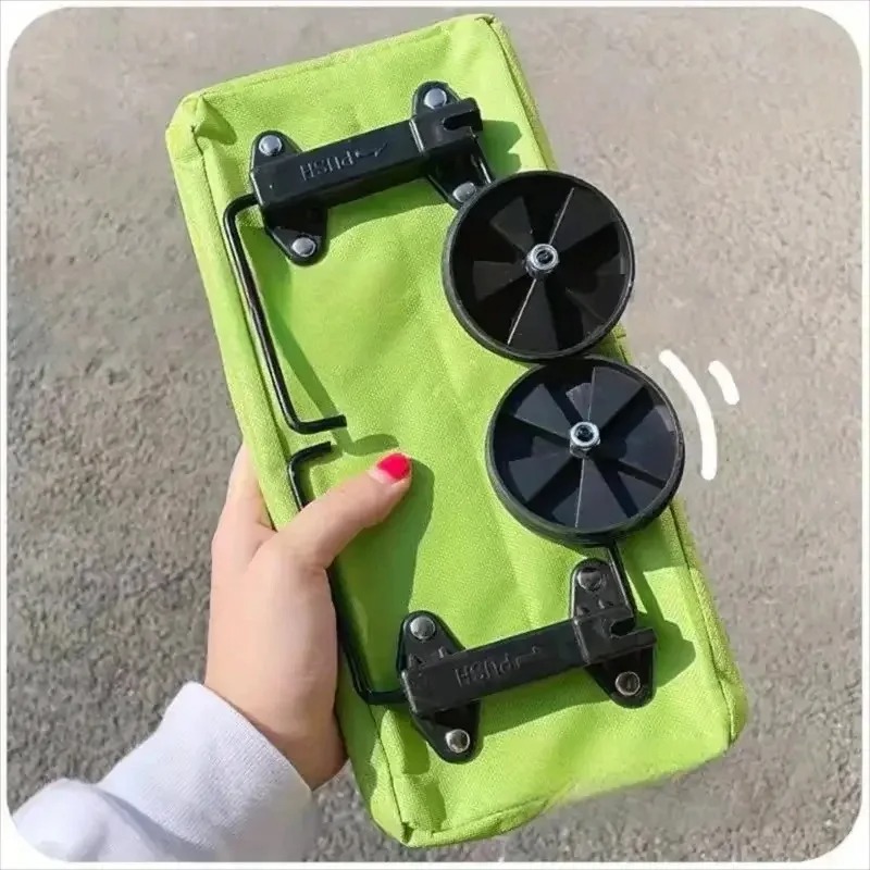 折りたたみ式ポータブルショッピングカート（ホイール付き） | - Foldable Backpack Small のレビューと価格
