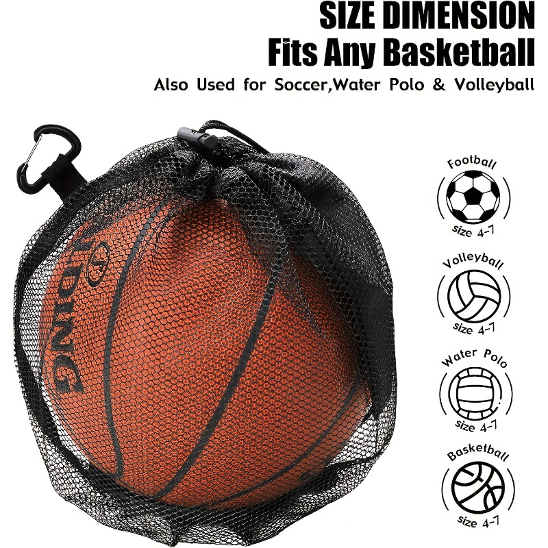 コンパクトで持ち運び可能なバスケットボール巾着メッシュバッグ - Drawstring Gym Bag のレビューと価格