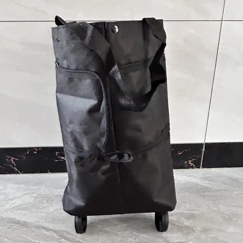 折りたたみ式ポータブルショッピングカート（ホイール付き） | - Foldable Backpack Small のレビューと価格