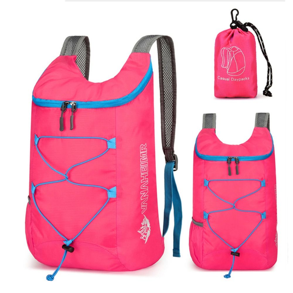 折りたたみスポーツバックパック防水ナイロン生地大容量キャンプ - Hiking Backpack Waterproof のレビューと価格