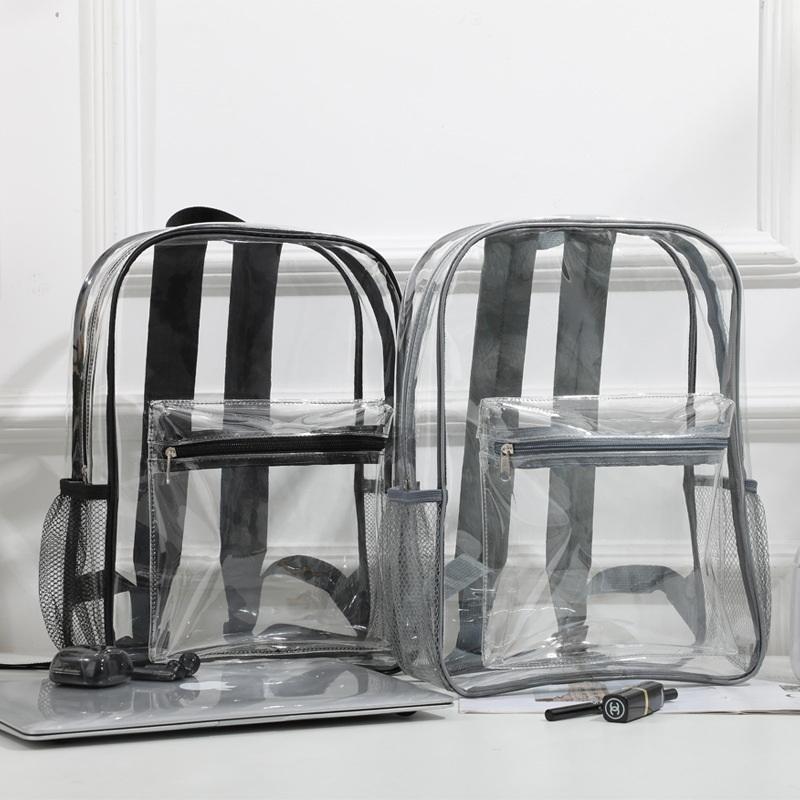 ホット販売透明 PVC アウトドアスポーツフィットネスナップ - Canvas Backpack Casual のレビューと価格
