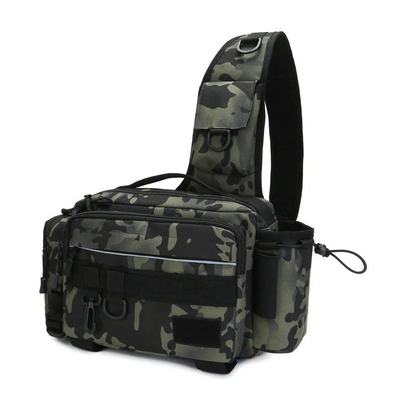 大容量の多機能ウエストバッグ,ハンティングショルダーバッグ, - Sling Backpack Shoulder のレビューと価格