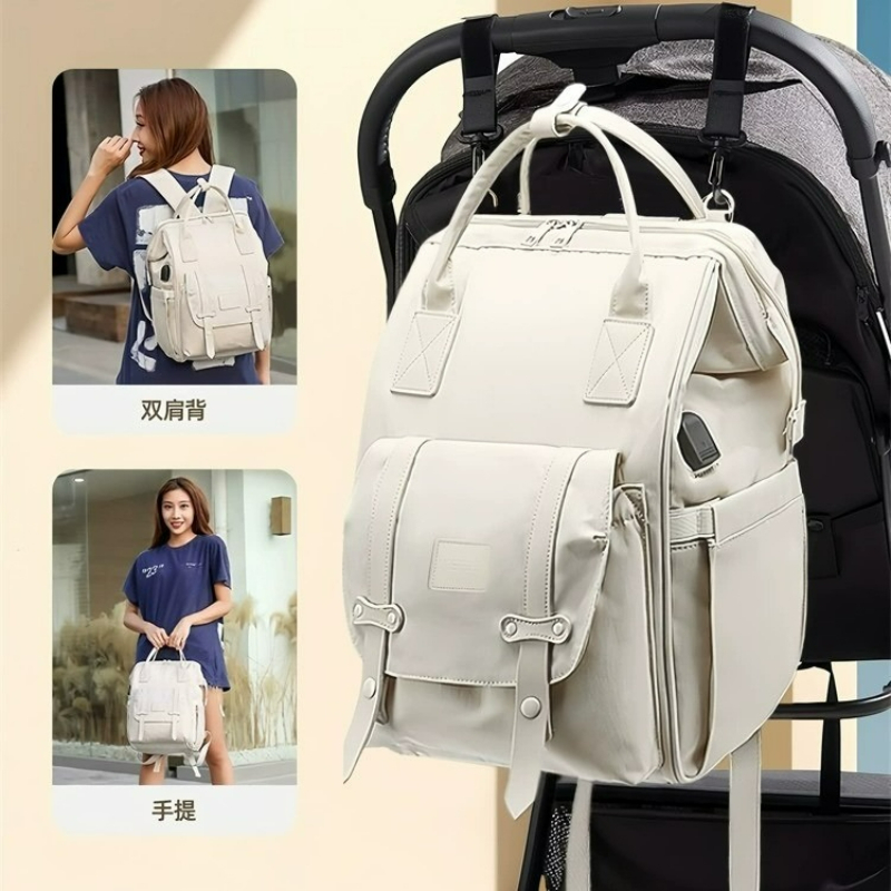 新しいおむつバッグ 多機能おむつバッグ 軽量でスタイリッシュ - Backpack Diaper Bag のレビューと価格