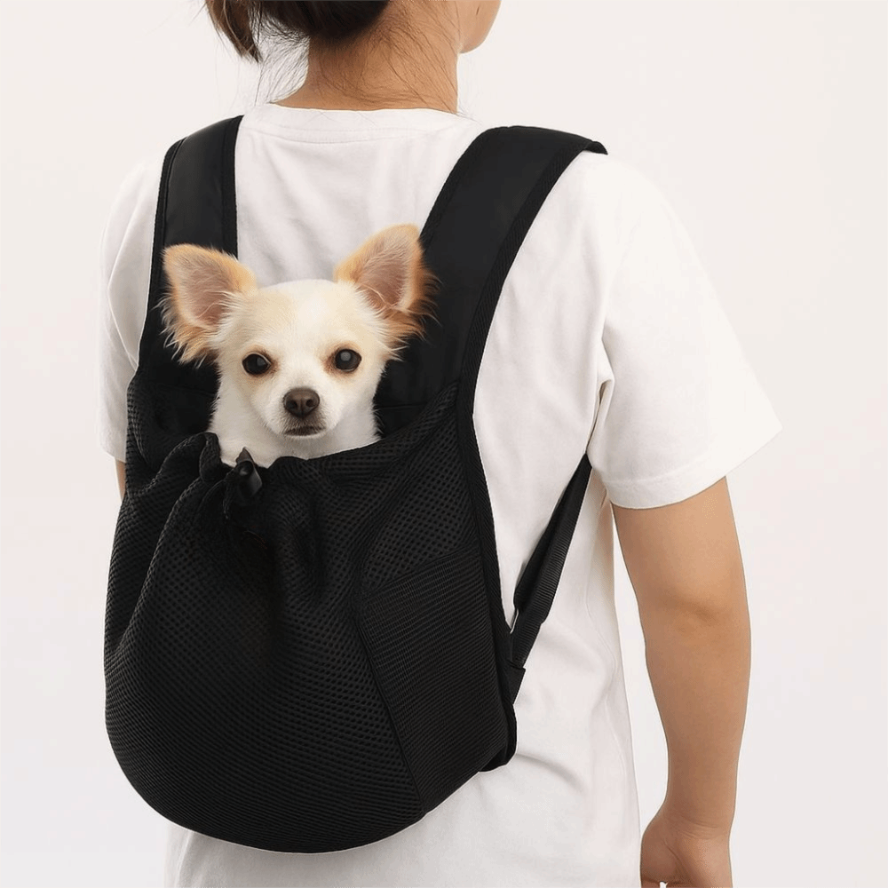 ポータブルで通気性のあるペット用チェストショルダーバッグ、調 - Foldable Backpack Small のレビューと価格