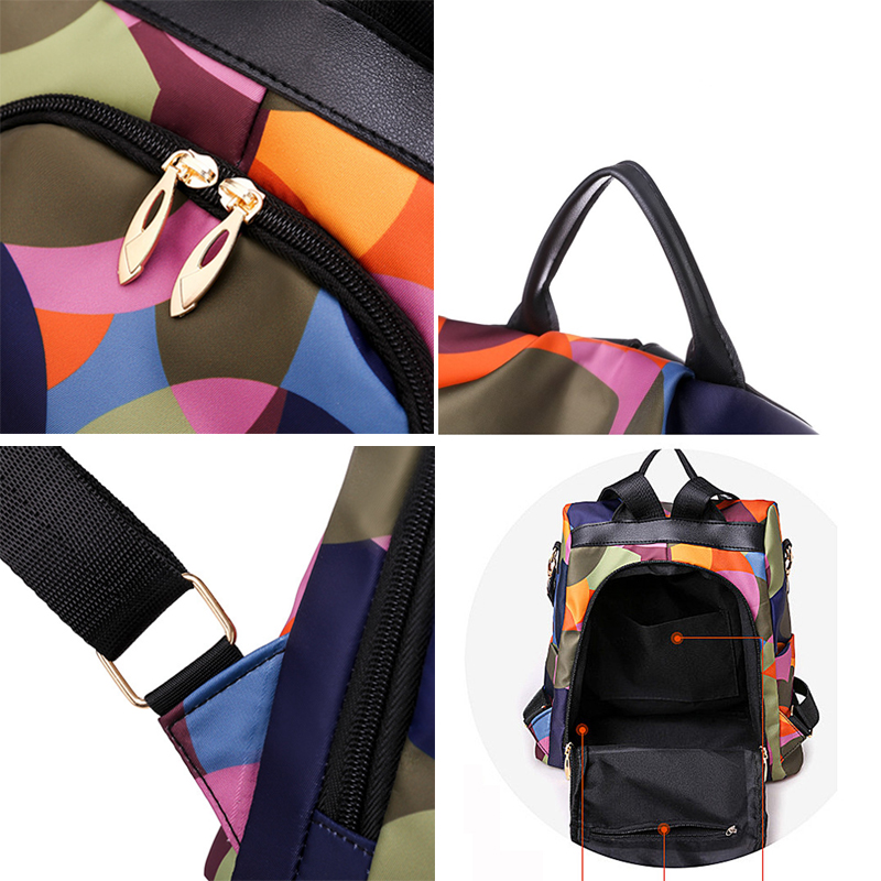 女性用の盗難防止バックパック,ファッショナブルな女性用オック - Travel Backpack Anti Theft のレビューと価格