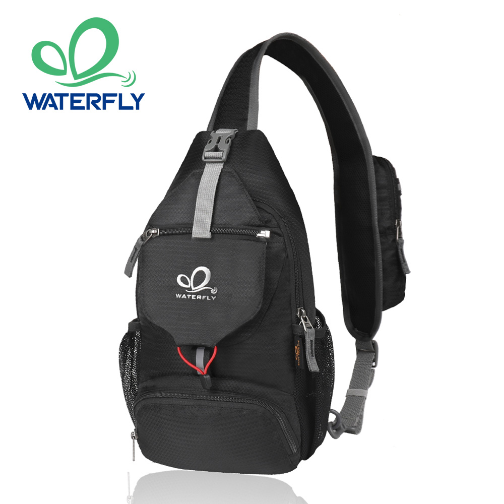 ウォーターフライクロススモールボディスリングパック、収納可能 - Sling Backpack Shoulder のレビューと価格