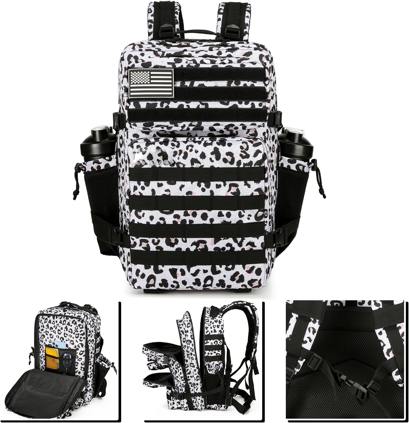大型防水タクティカルハイキングバックパック,アウトドアスポー - Rucksack Military Style のレビューと価格