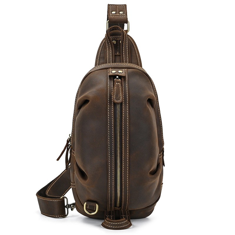 男性用本革ショルダーバッグ,多機能ショルダーバッグ,アウトド - Sling Backpack Shoulder のレビューと価格
