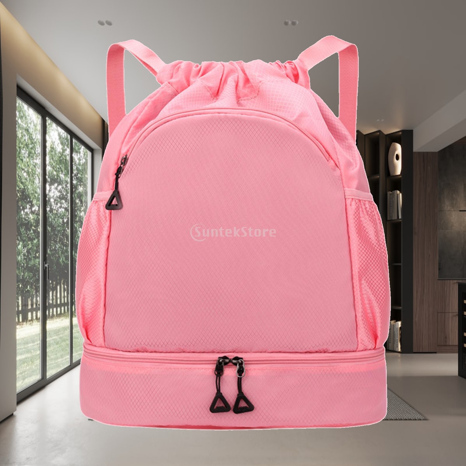 サックパックオーガナイザー アウトドアギフト ポータブル ス - Drawstring Gym Bag のレビューと価格